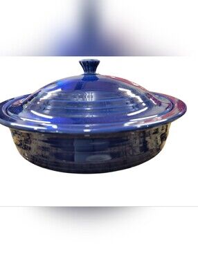 Fiesta Twilight Small Covered Casserole / Tortilla Warmer 45 oz Retired Color
